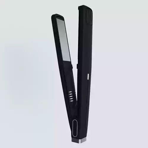 Hair Iron 3d model blend file fbx obj stl