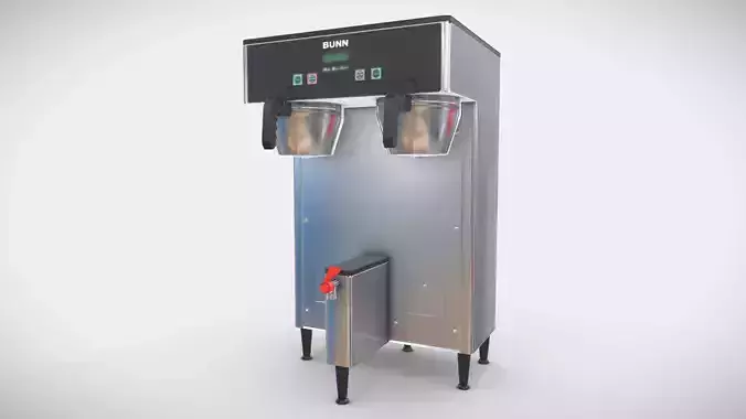 Bunn 34600 Dual Coffee Brewer - Game Ready Low-Poly 3D Model