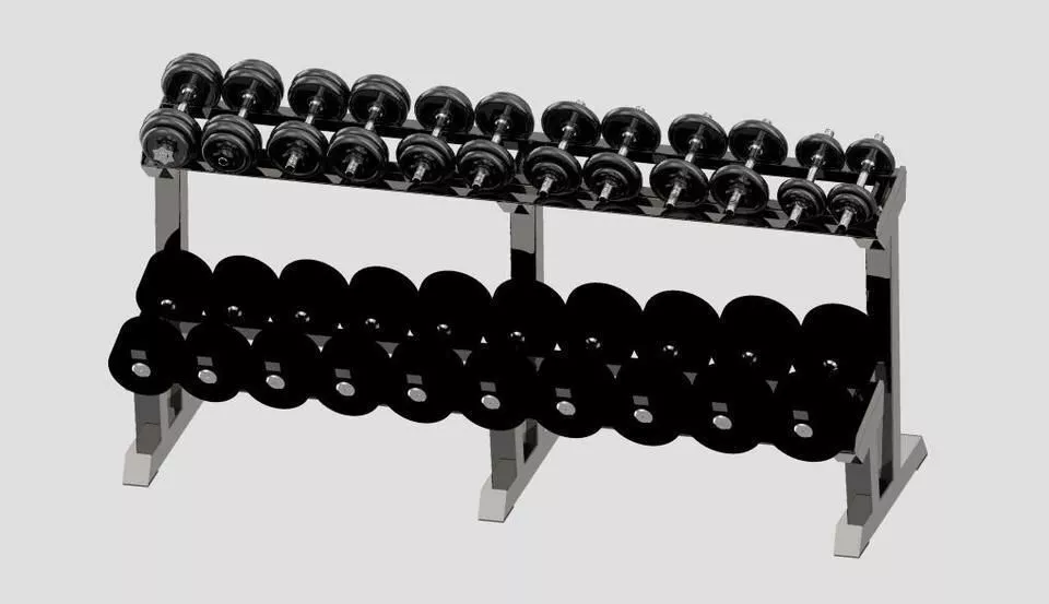 Dumbbell stand Free 3D model