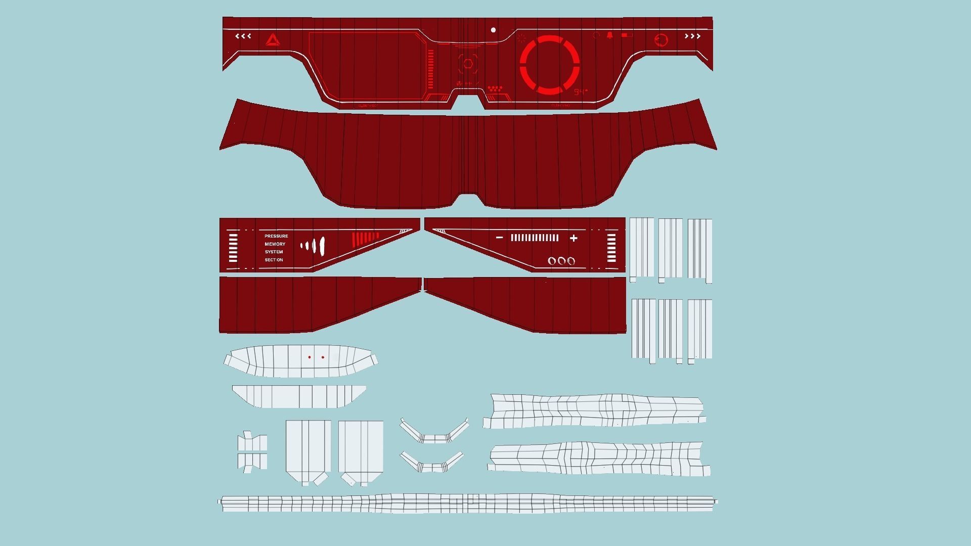 08 SciFi Glasses Visor Collection - Character Design Fashion _65