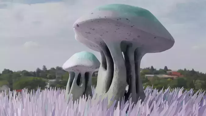 Alien mushroom Tree 