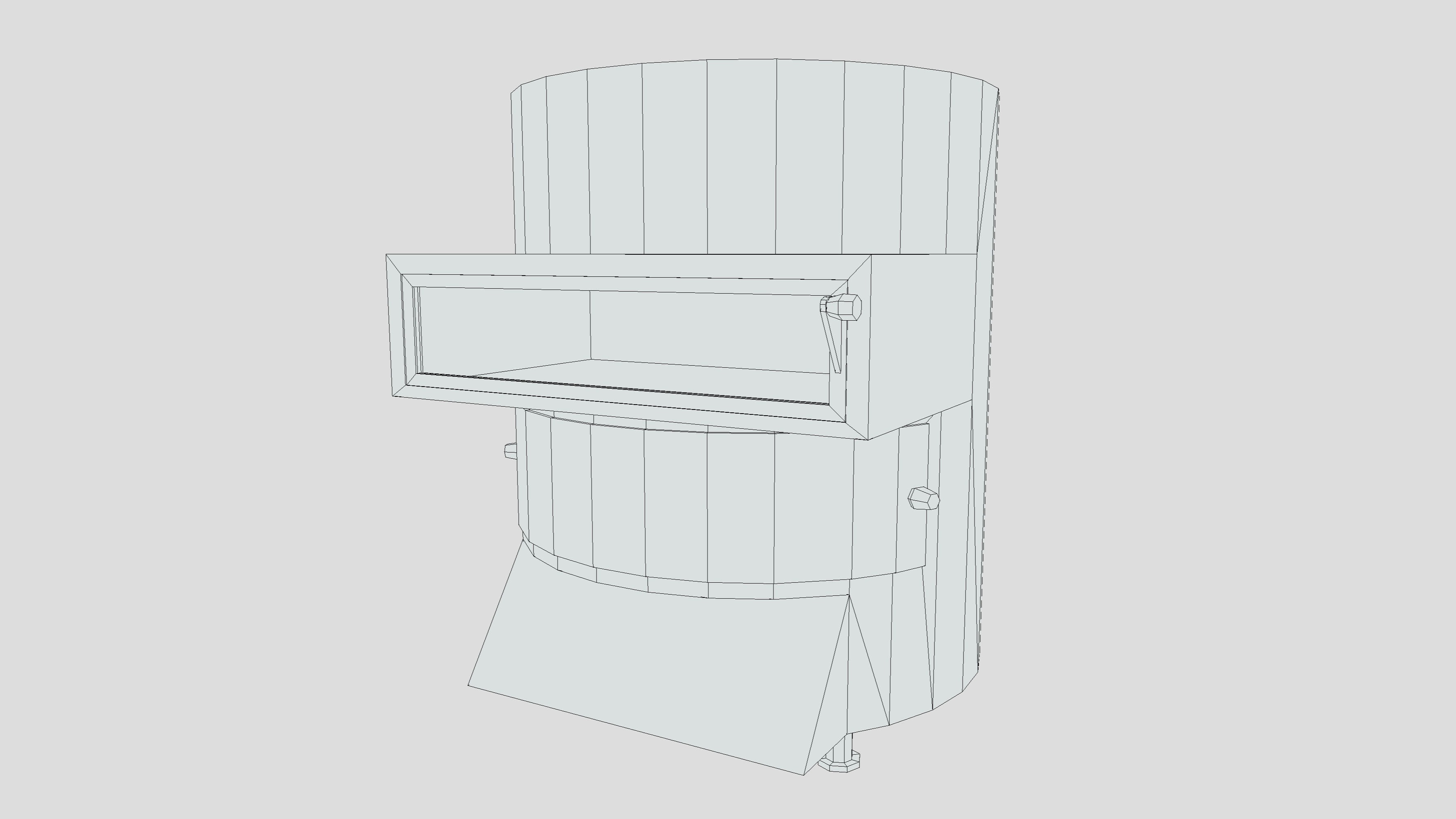 TurboChef Fire - Game Ready Low-Poly 3D Model Low-poly 3D model_3