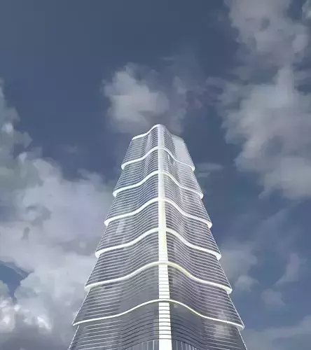 Skyscraper star 3D model