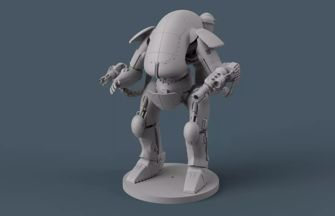 Sucker Punch Mech Robot 3D print model_0
