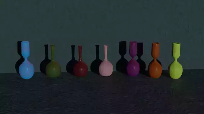 worn out vase Free low-poly 3D model