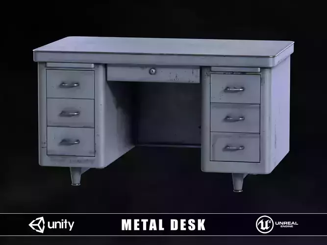 Metal Desk