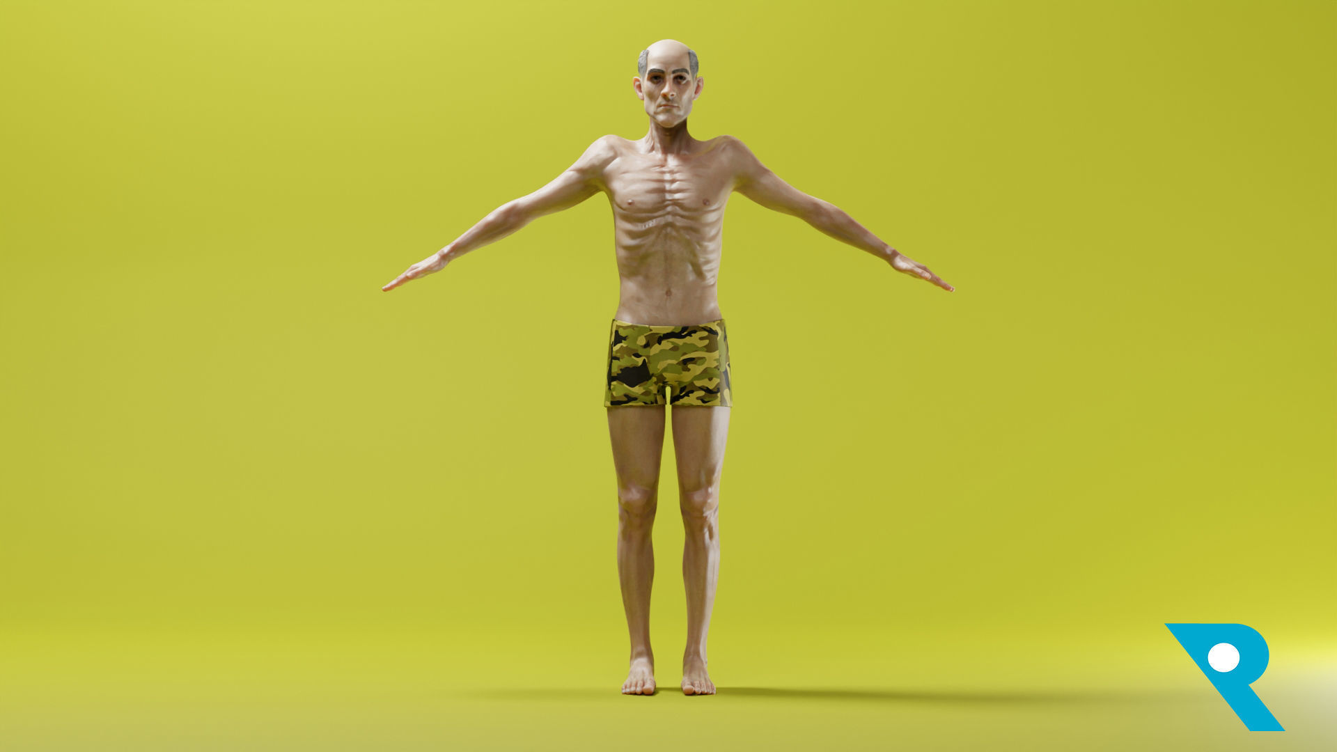 Realistic Male Character - Robert 3D model_1