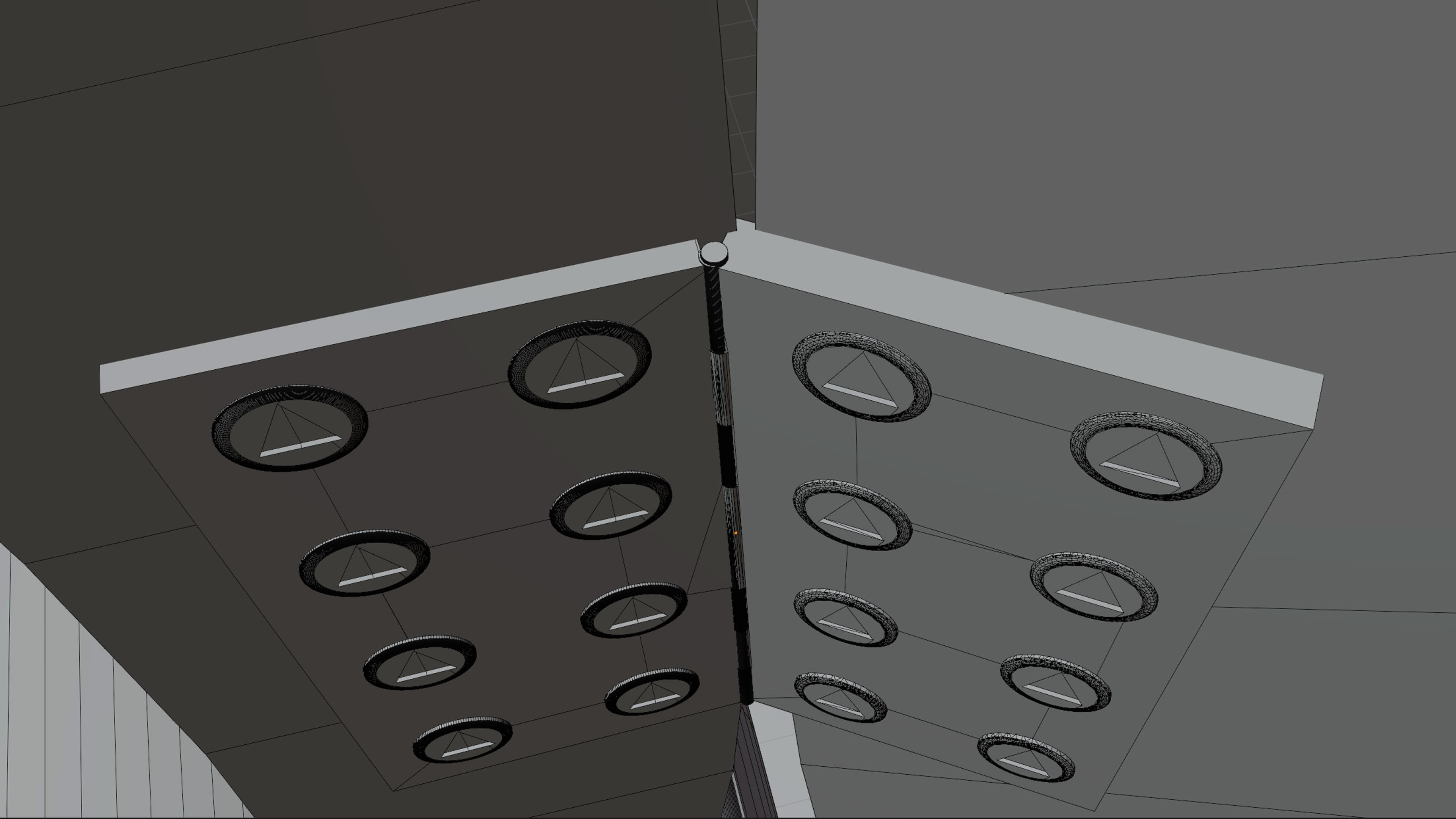  Grandfather clock Vintage Old  3D model_13