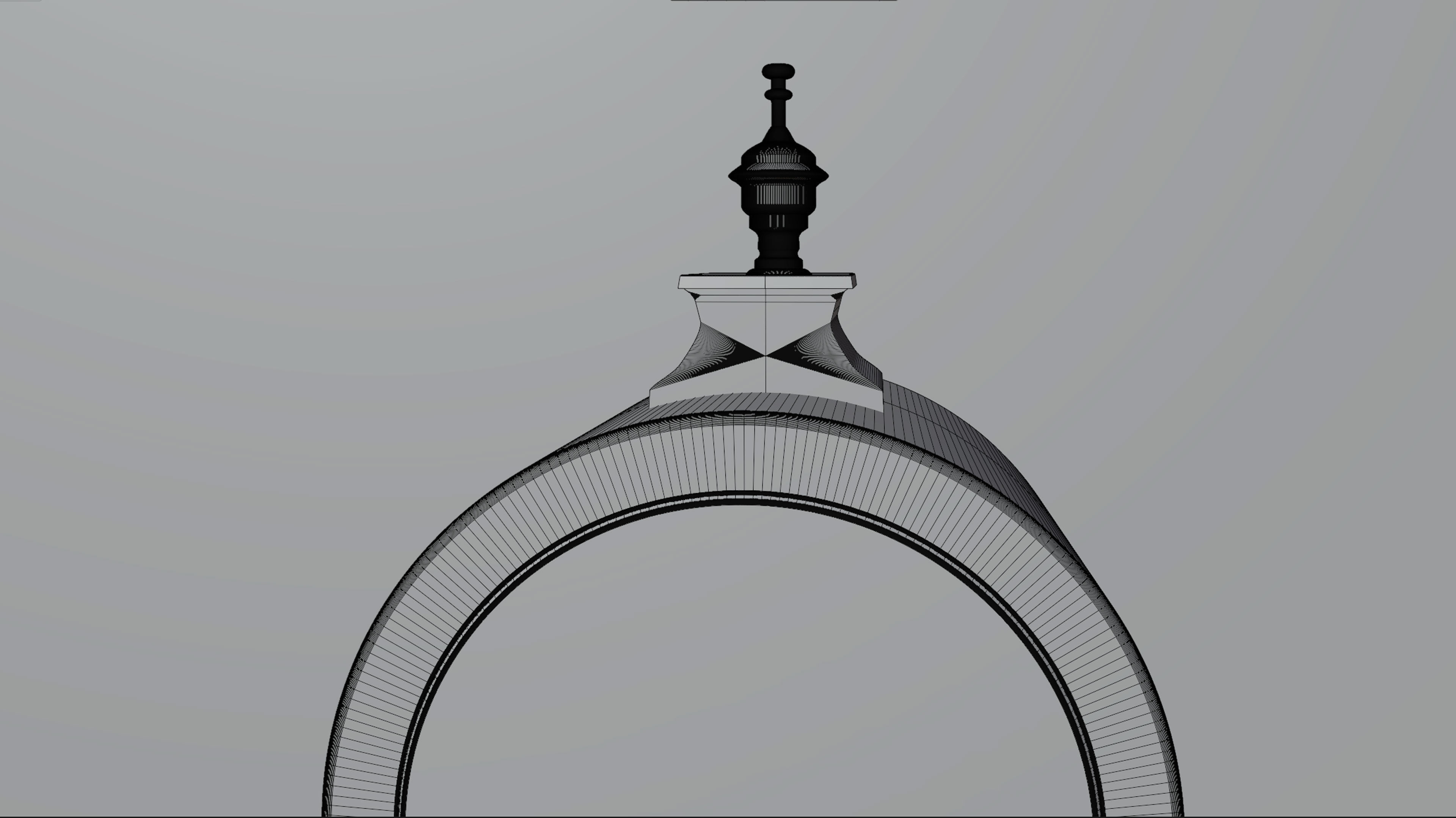  Grandfather clock Vintage Old  3D model_15