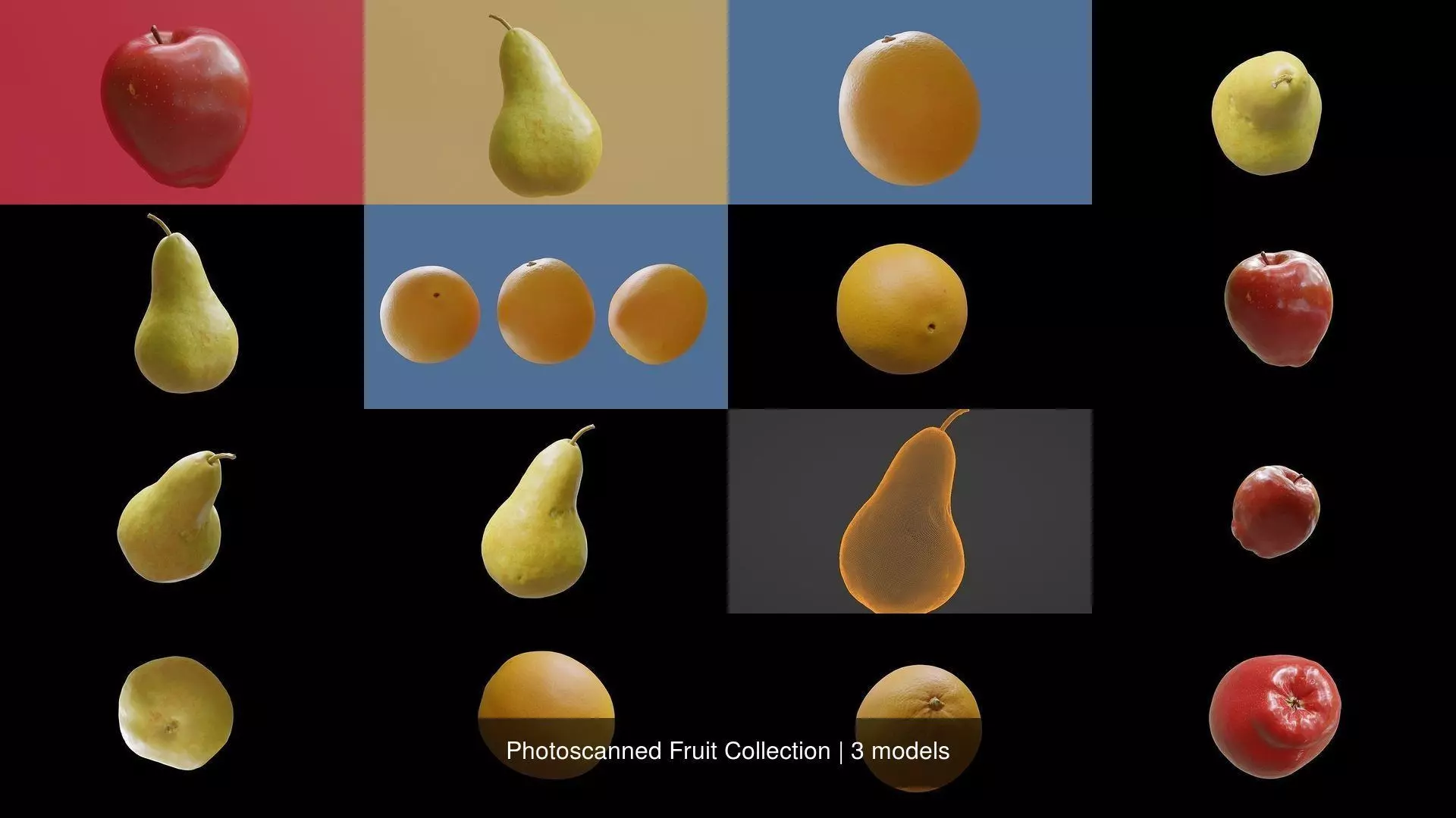 Photoscanned Fruit Collection _1