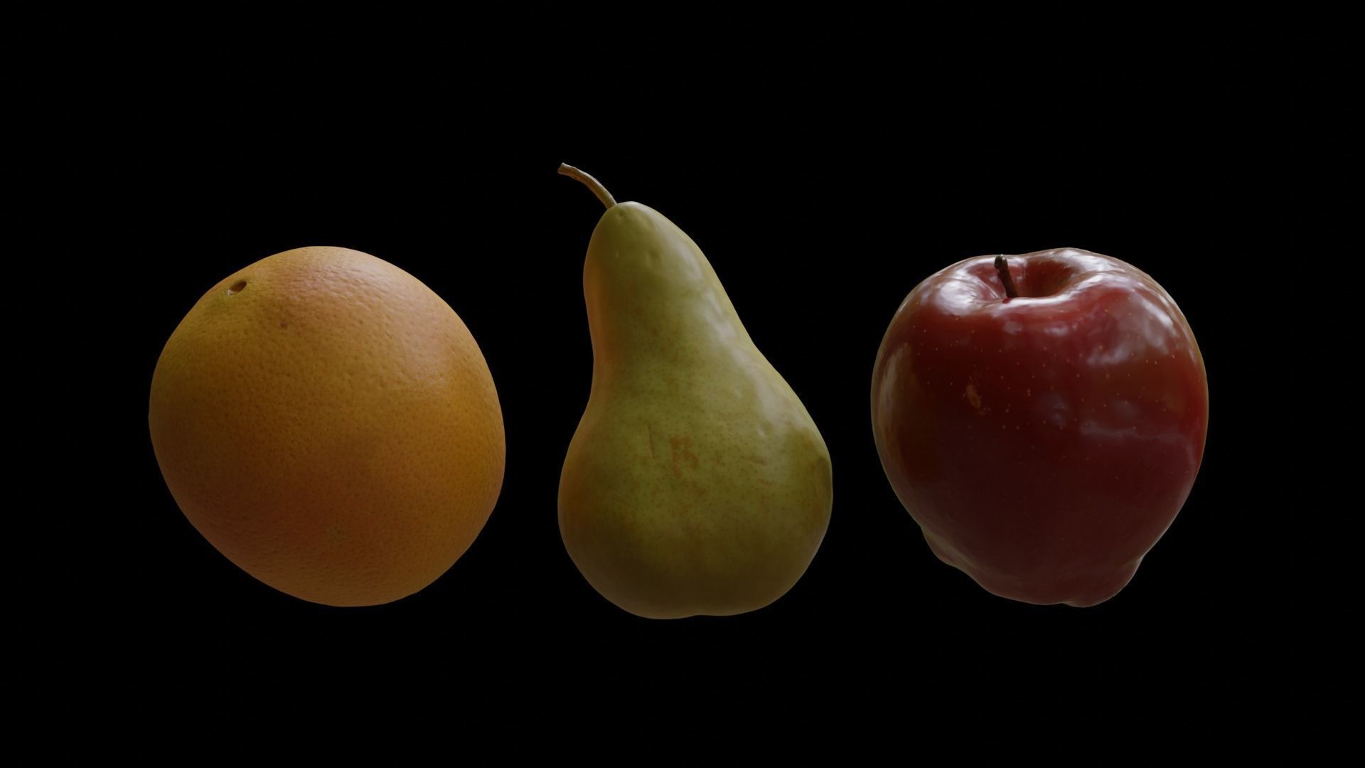 Photoscanned Fruit Collection _2