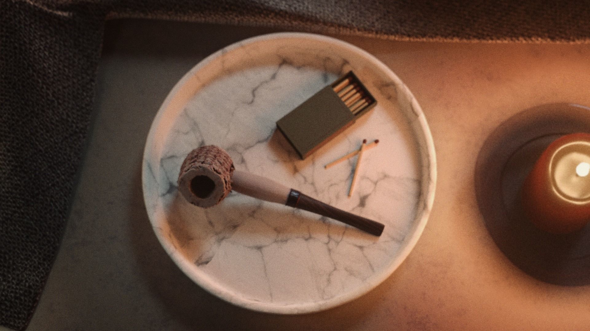 Photoscanned Realistic Corn Cob Pipe 3D model_4