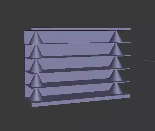 Christmas Bookshelf Free low-poly 3D model_0