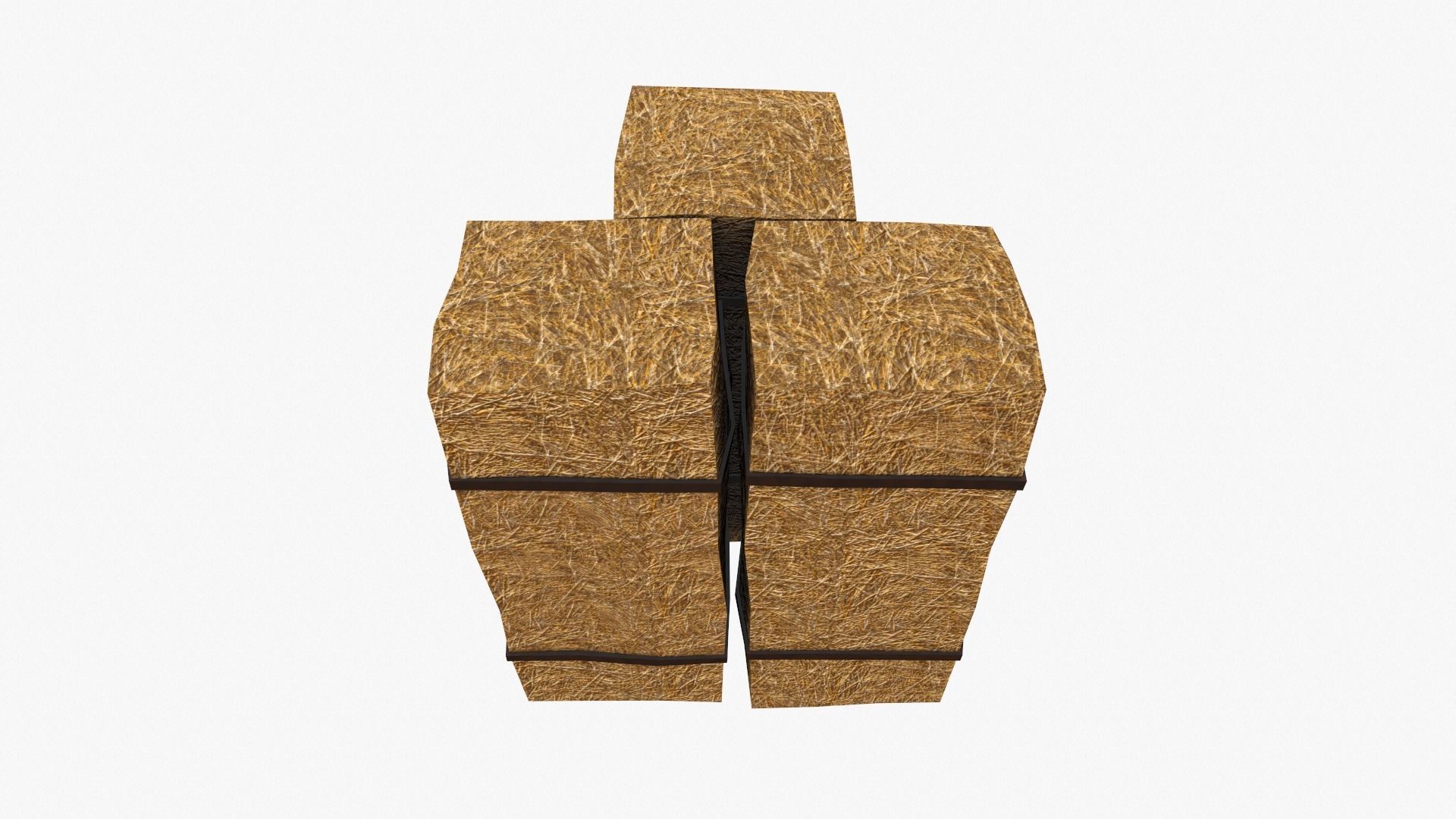 Straw Pack Low-poly 3D model_15