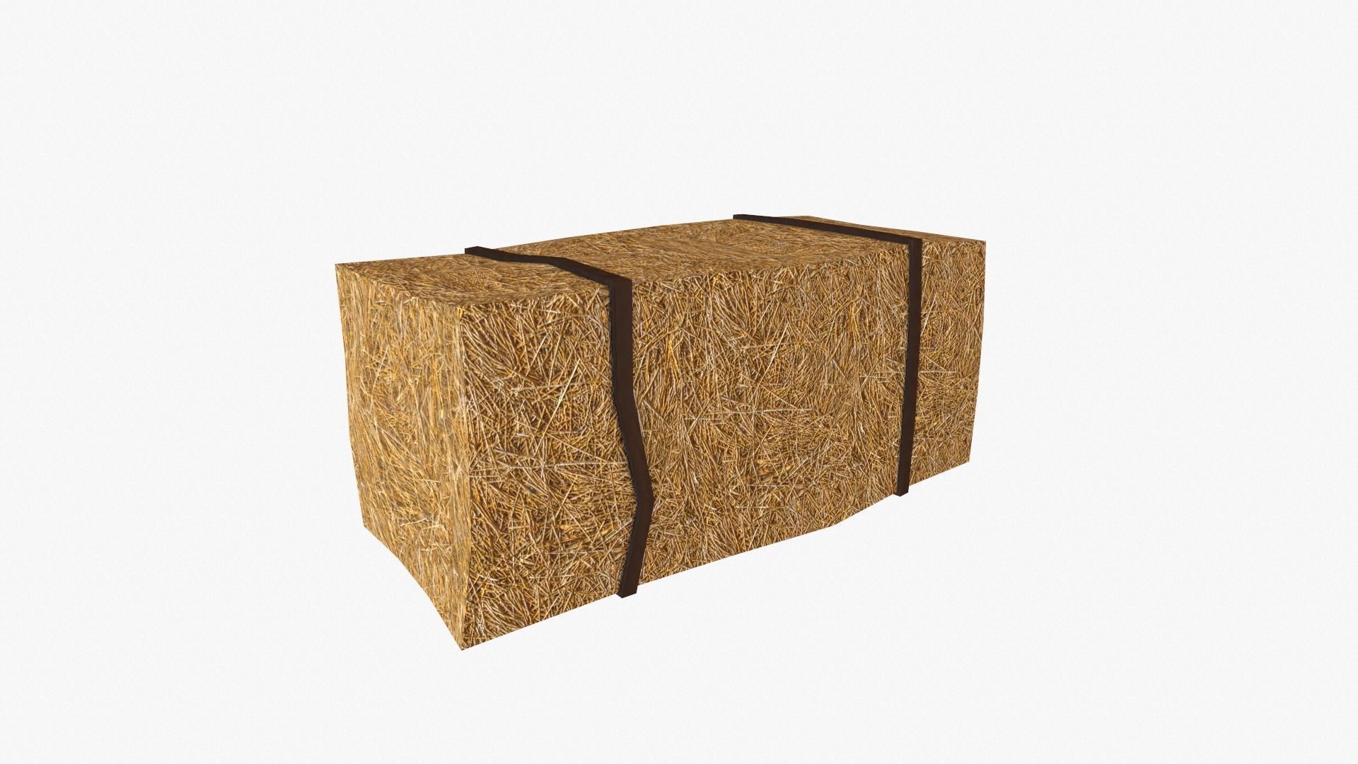Straw Pack Low-poly 3D model_9