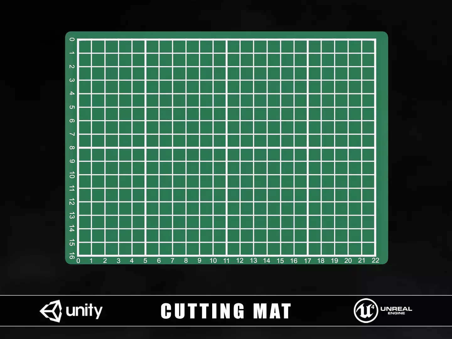 3D model Cutting Mat VR / AR / low-poly | CGTrader