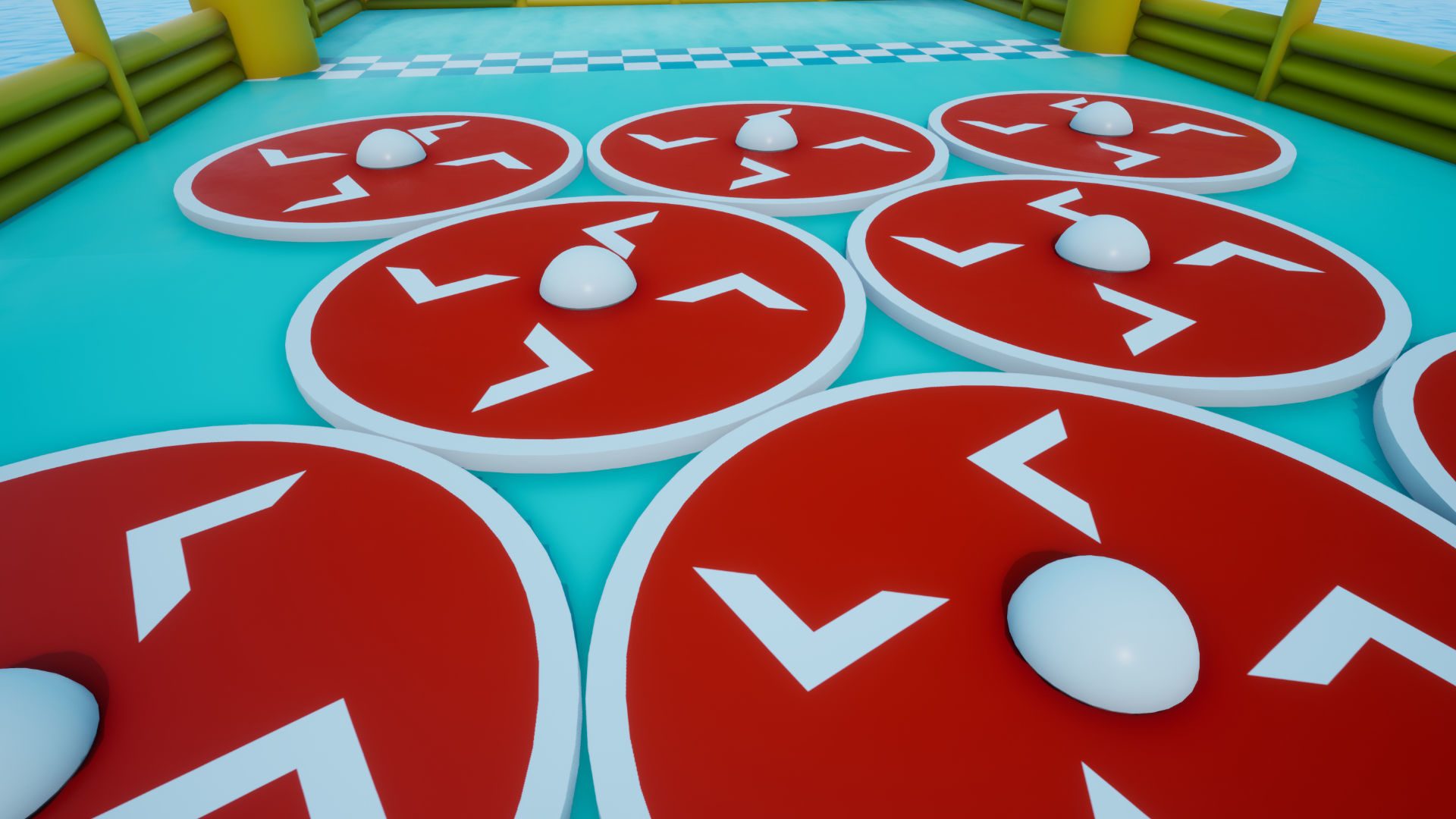 Platform Obstacle Course - Modular and Customizable Low-poly 3D model_5