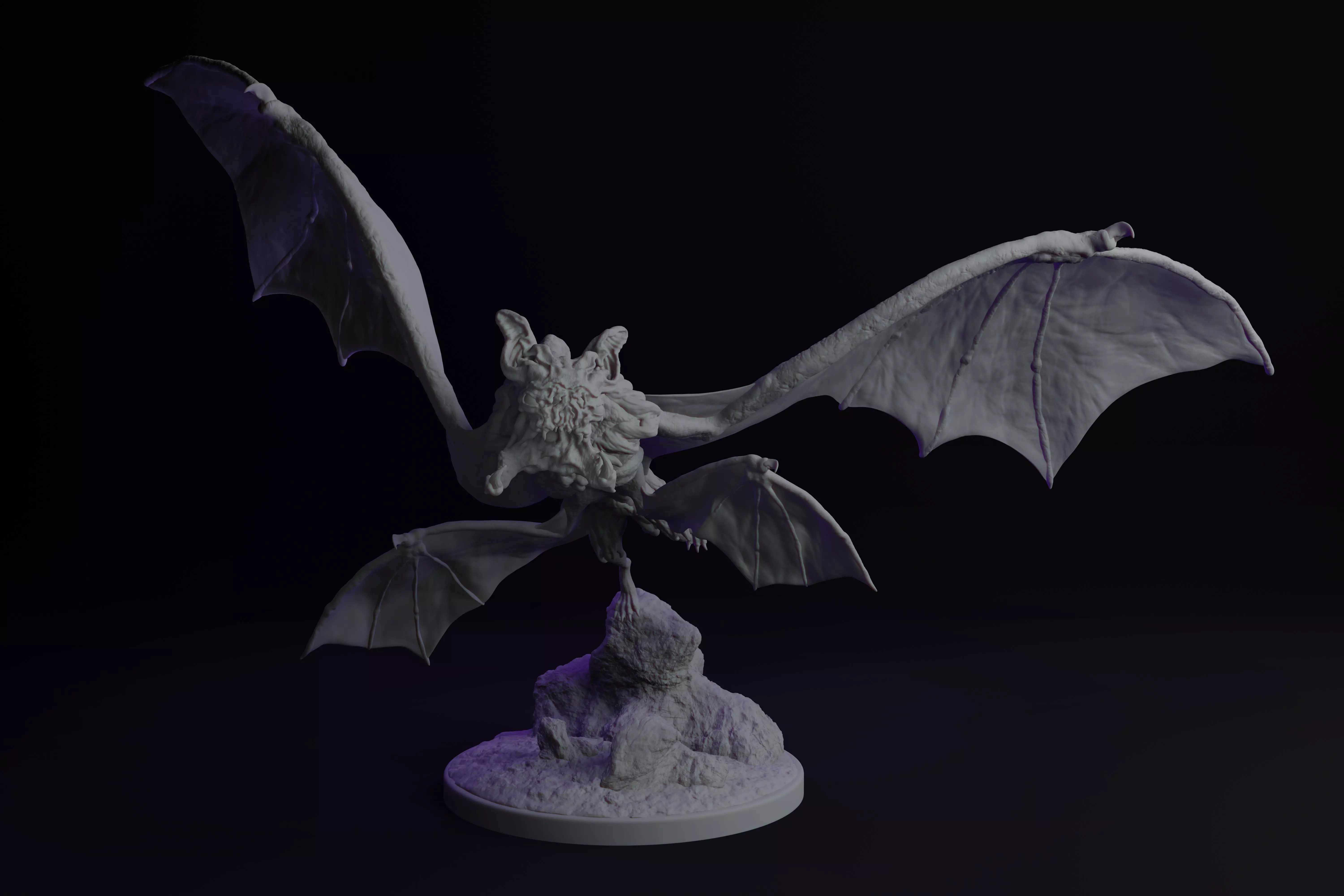 Bat Fantasy Creature for 3d printing 3D print model_0