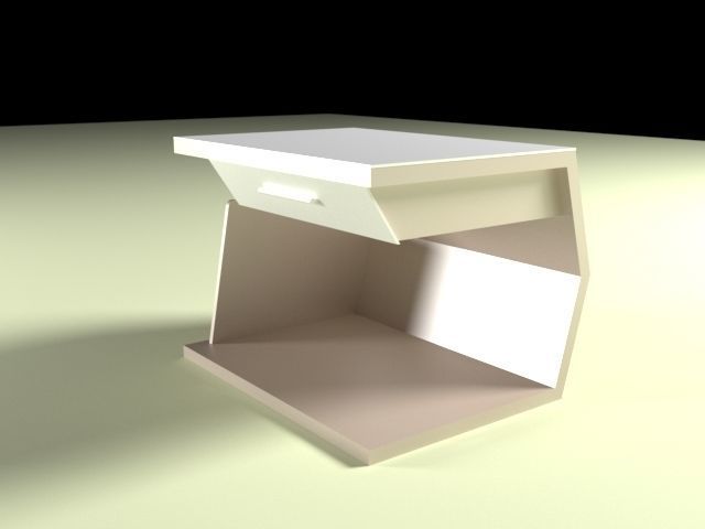 Bedside table Free 3D model_1
