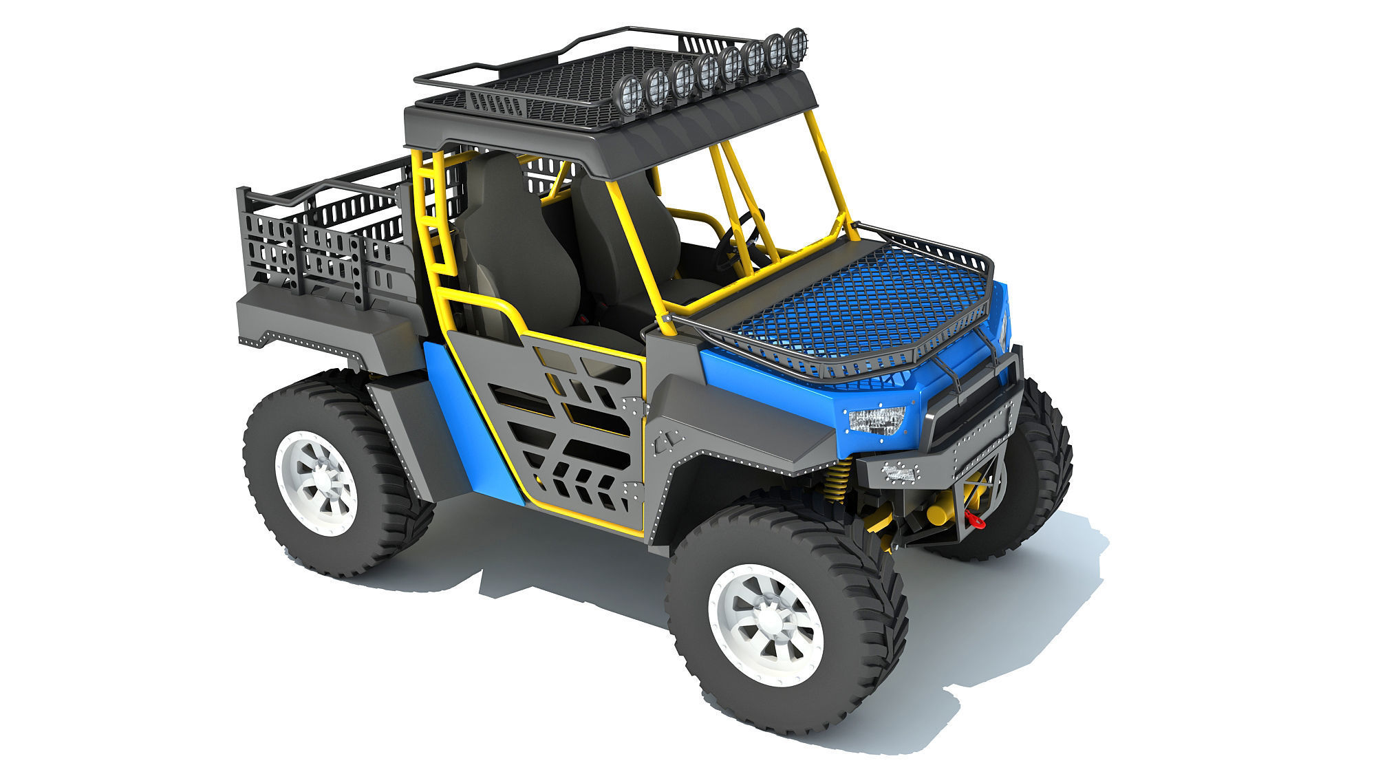 UTV Utility Vehicle 3D model_6