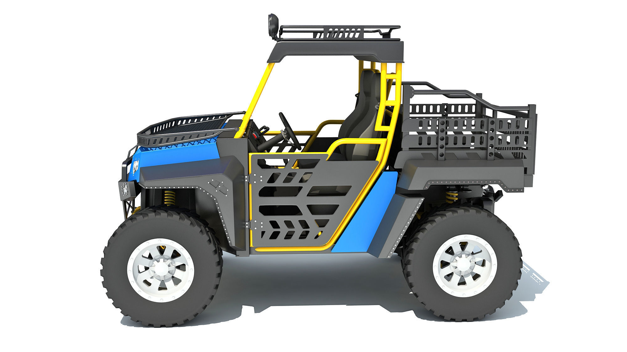 UTV Utility Vehicle 3D model_1