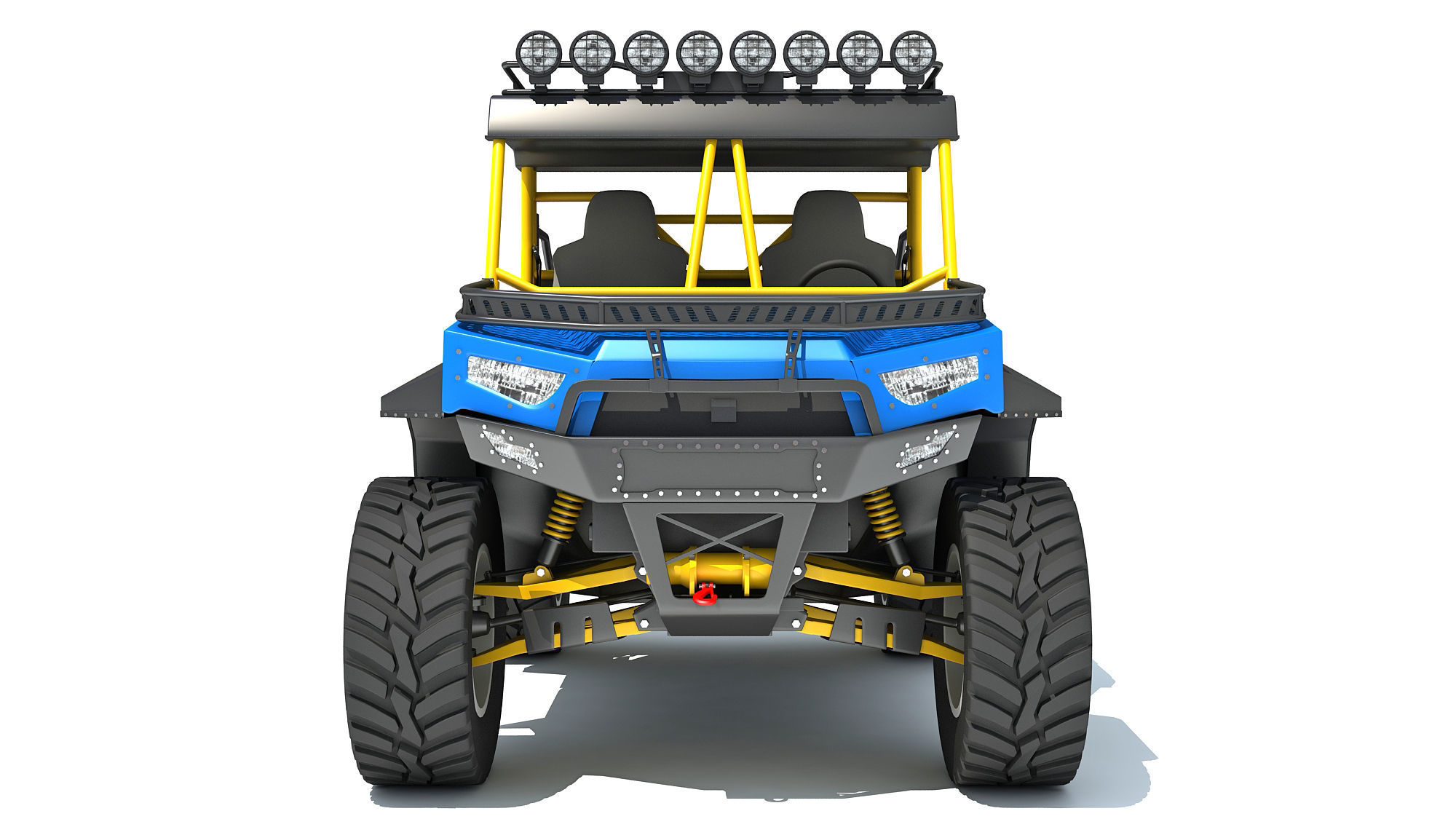 UTV Utility Vehicle 3D model_9