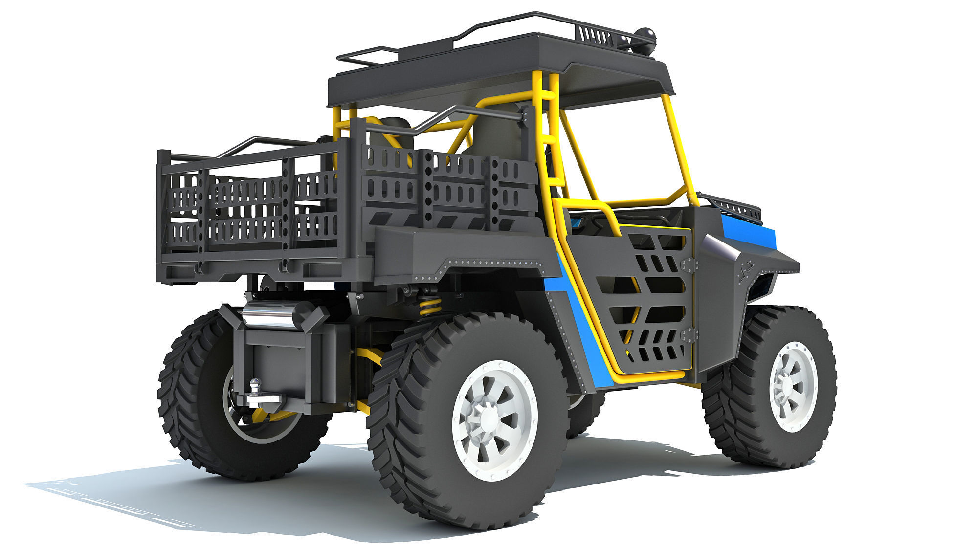 UTV Utility Vehicle 3D model_4