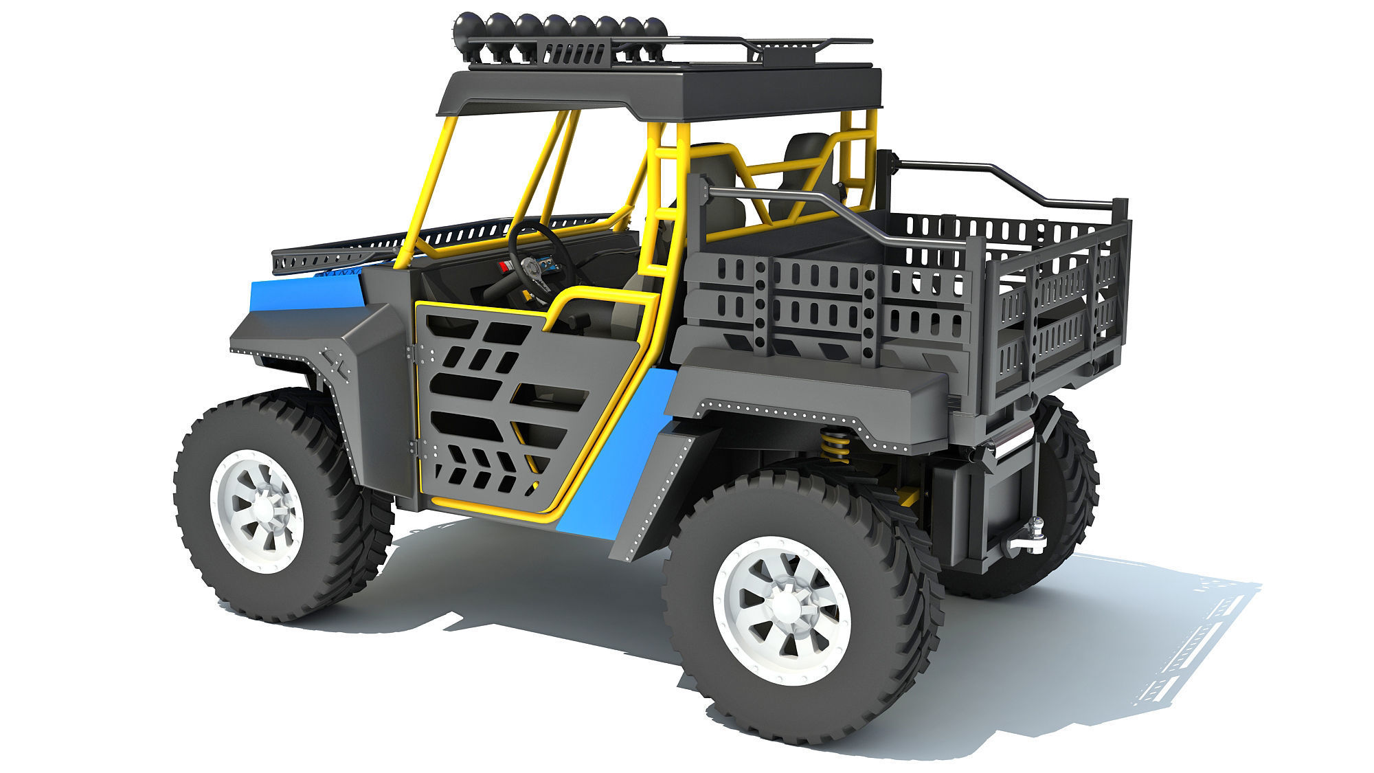 UTV Utility Vehicle 3D model_2