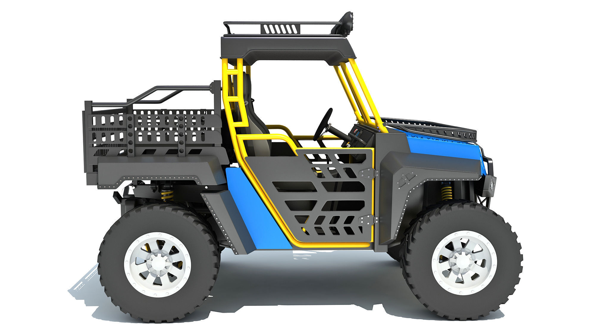 UTV Utility Vehicle 3D model_5