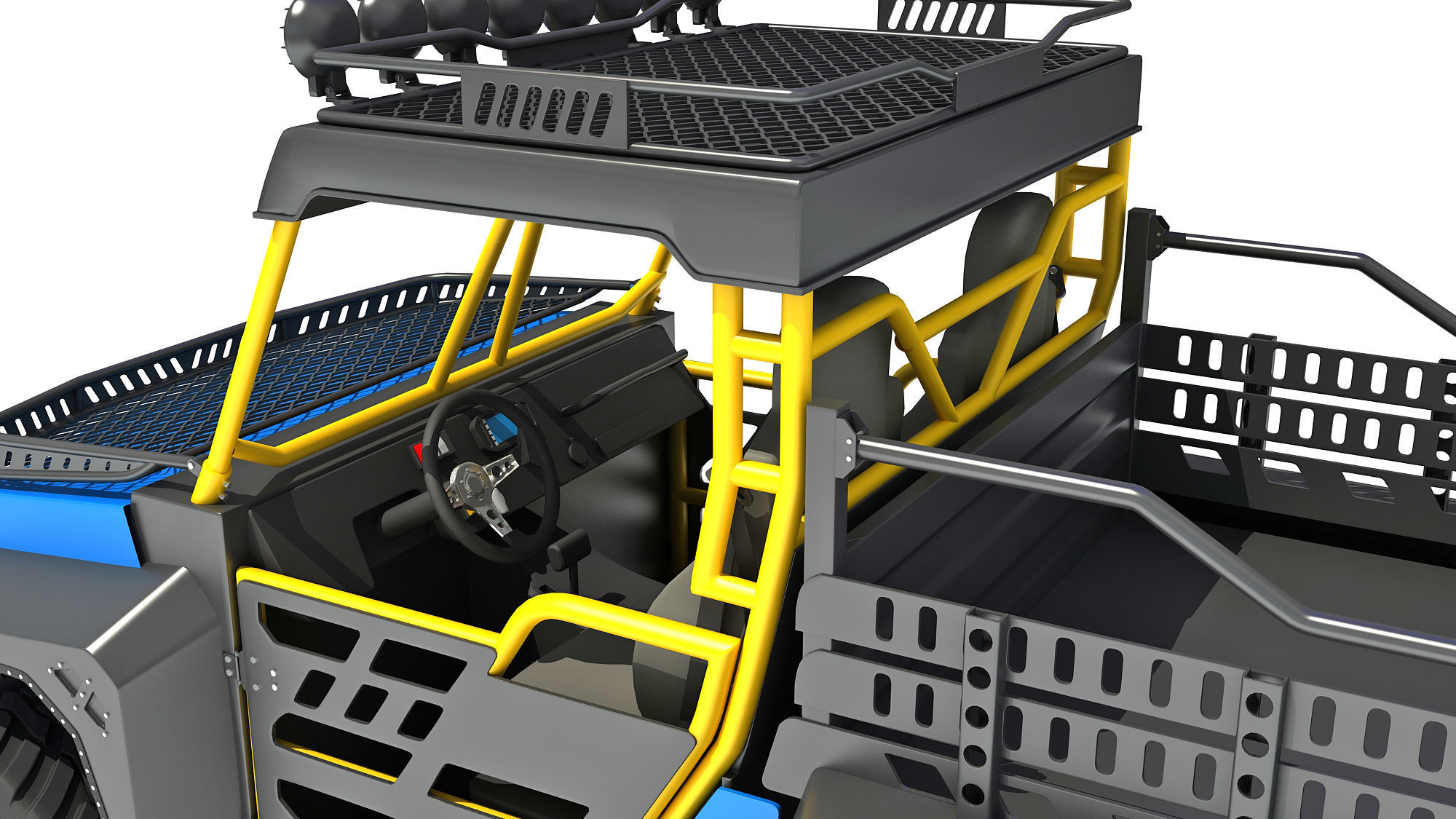 UTV Utility Vehicle 3D model_13
