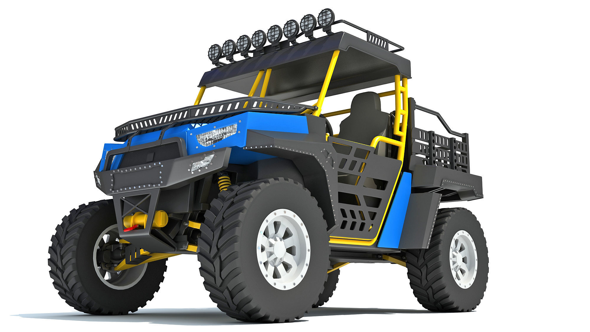 UTV Utility Vehicle 3D model_10