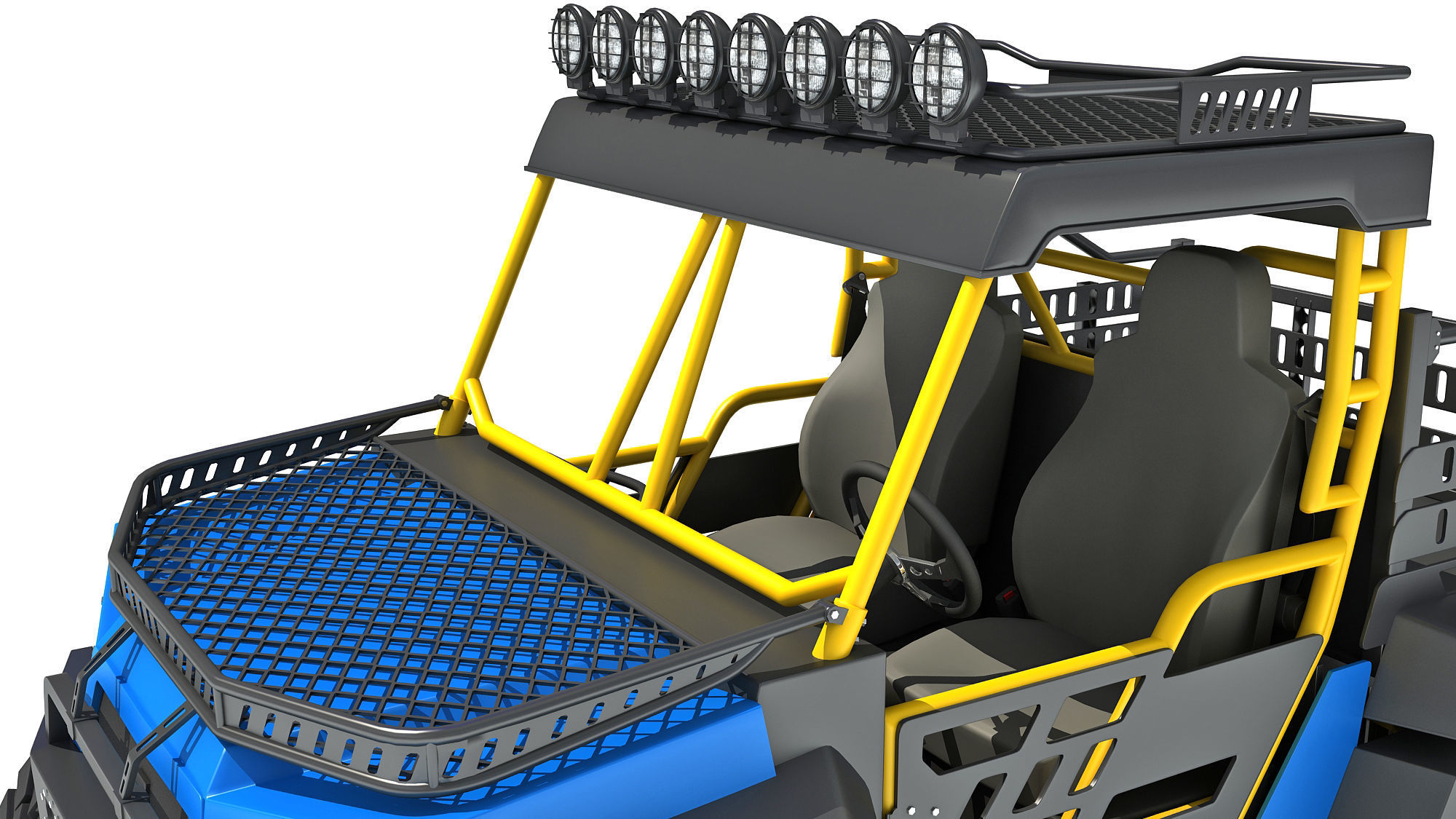UTV Utility Vehicle 3D model_12