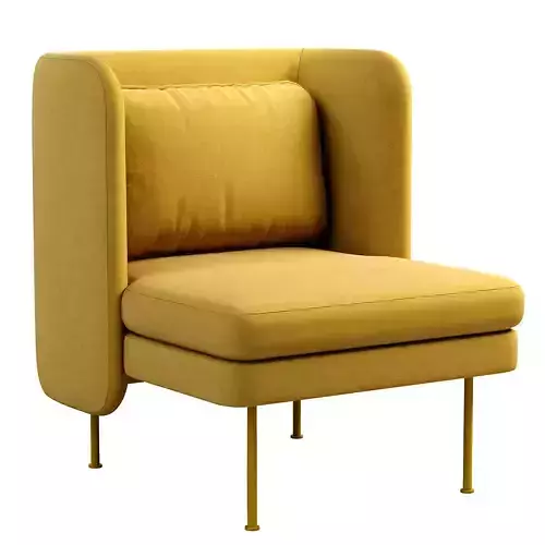 Bloke Velvet Lounge Armchair