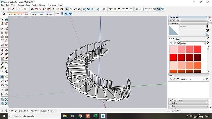 Tangga or stairway 3D print model