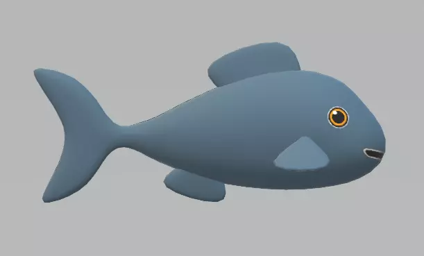 Blue whale 3D print model