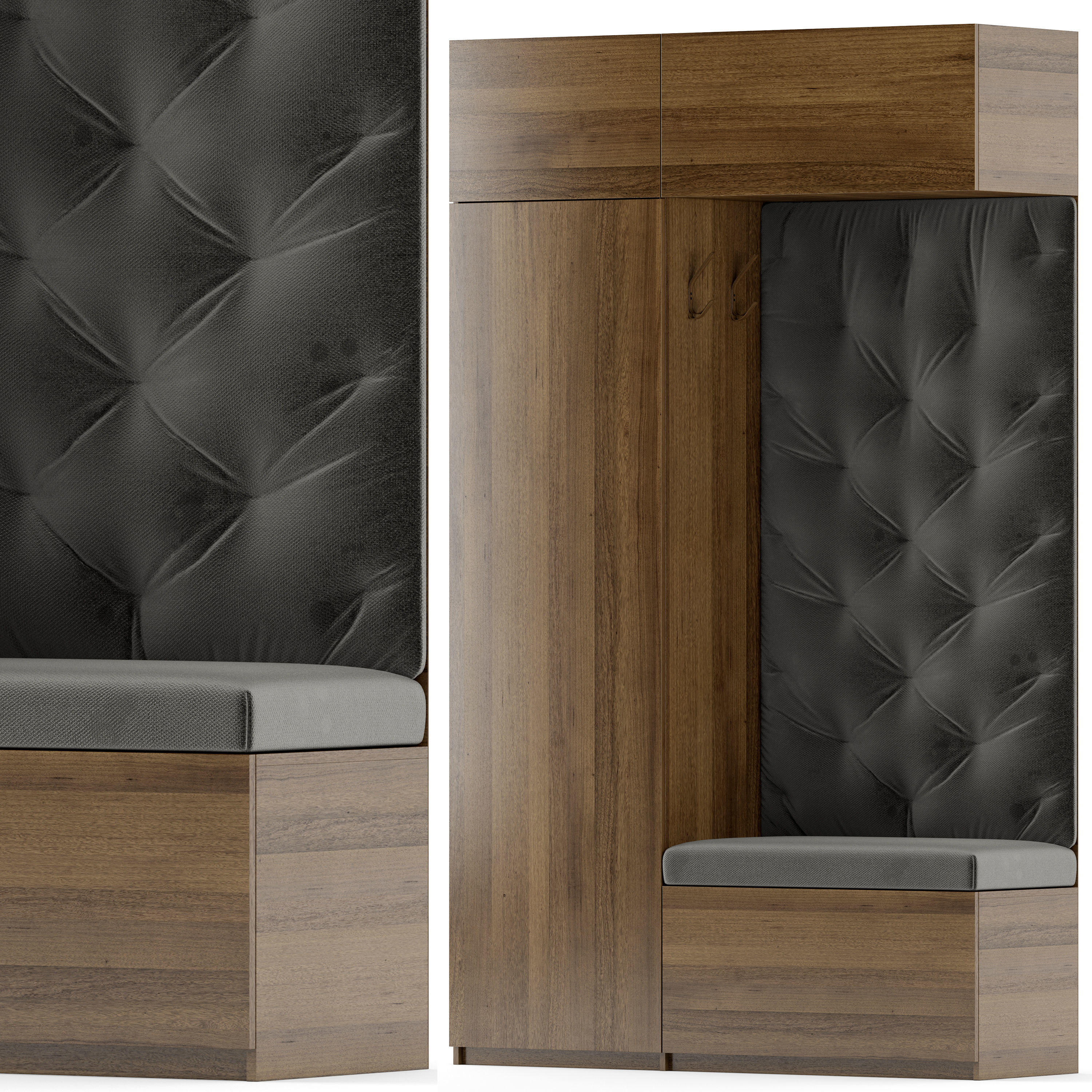 Entryway wardrobe 5 3D model_1