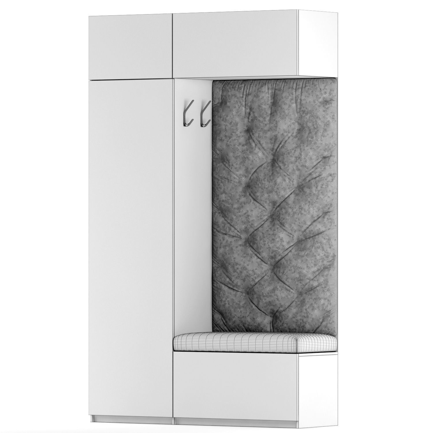 Entryway wardrobe 5 3D model_2
