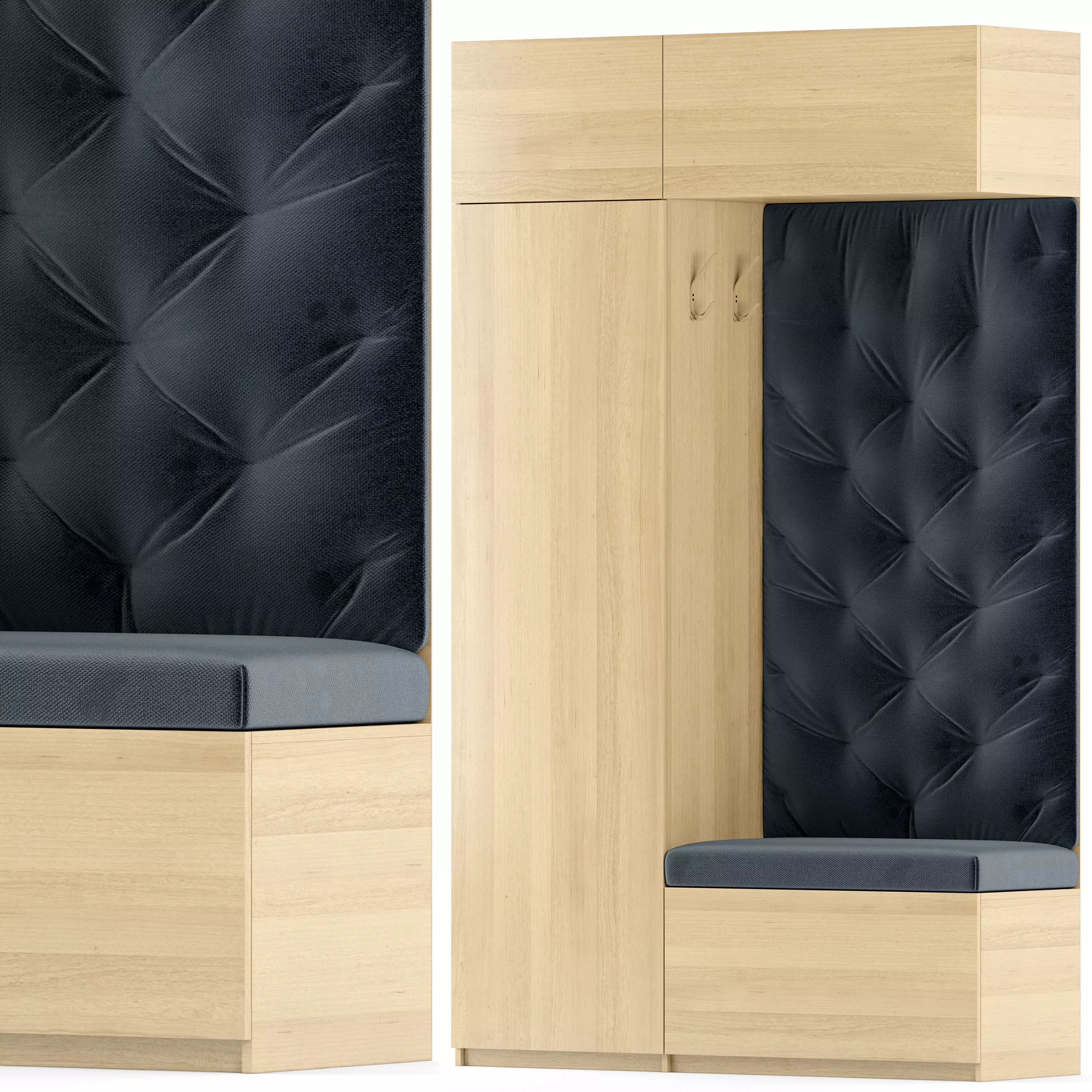 Entryway wardrobe 5 3D model_0