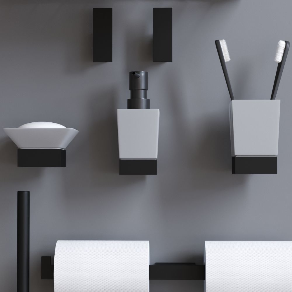 Sanco Monogram bathroom set 3D model_5