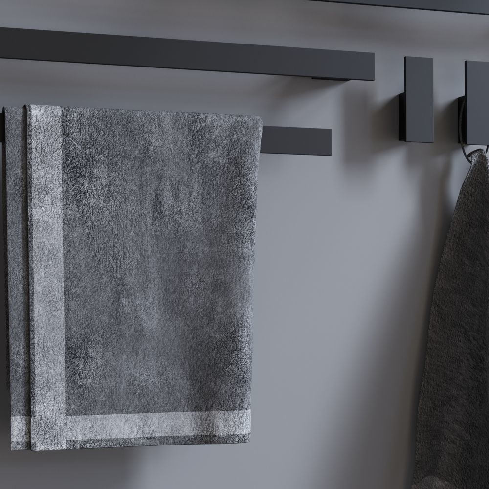 Sanco Monogram bathroom set 3D model_3