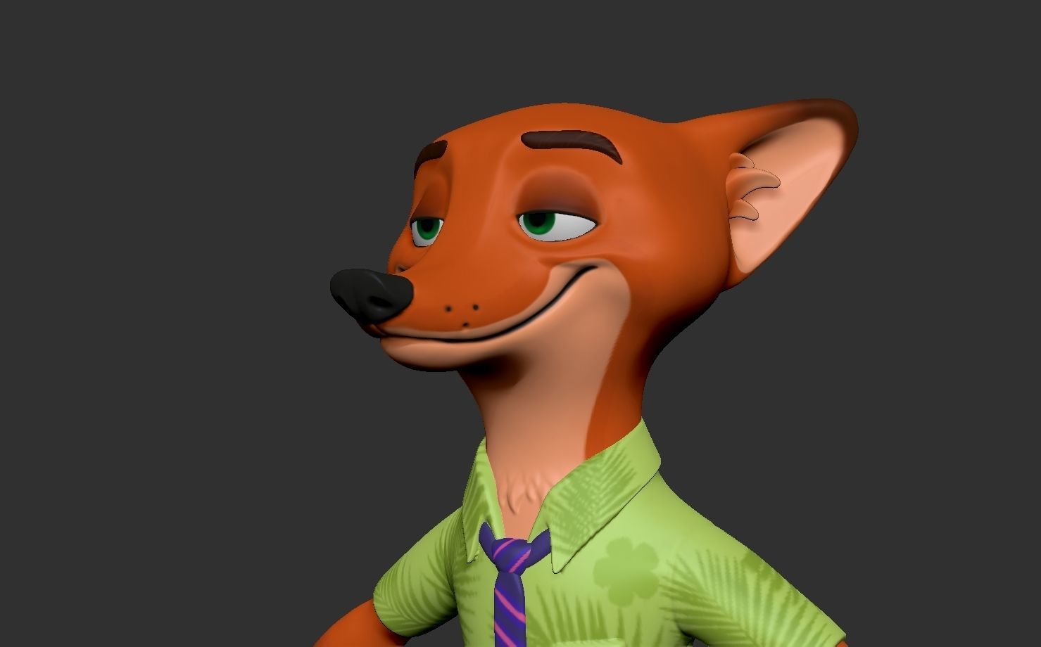 Nick Wilde 3D model_0