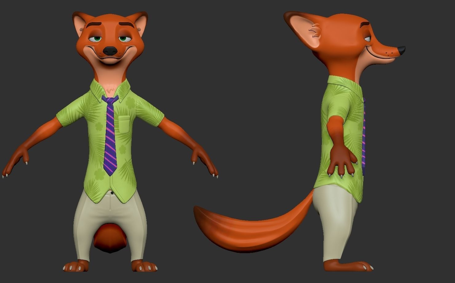 Nick Wilde 3D model_2