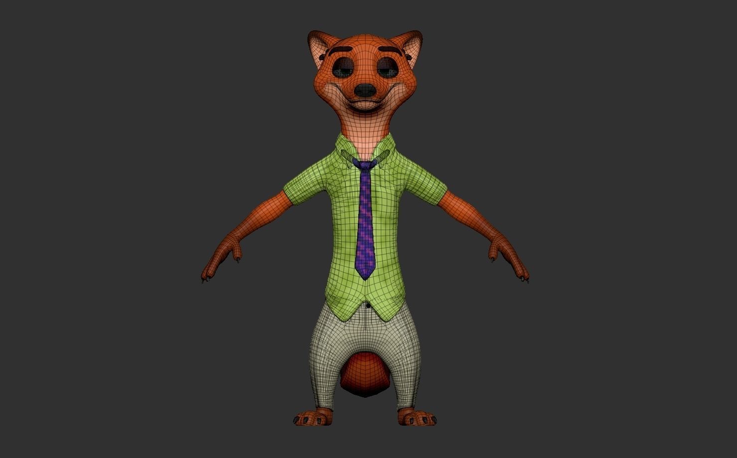Nick Wilde 3D model_3