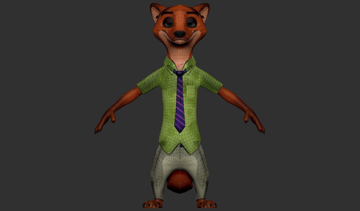 Nick Wilde 3D model_4