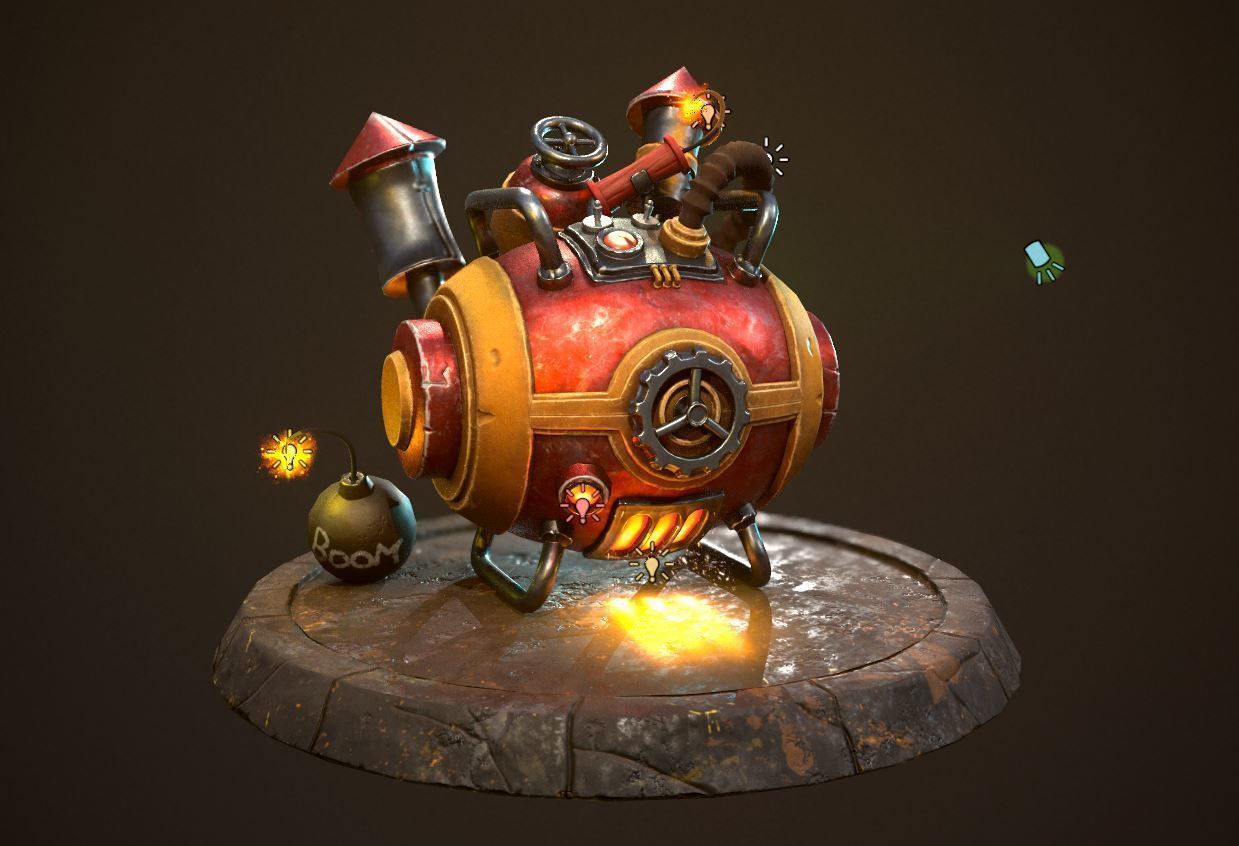 Bomb Ready for Print 3D print model_2