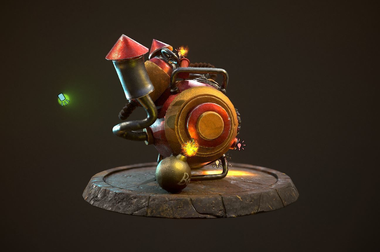 Bomb Ready for Print 3D print model_5