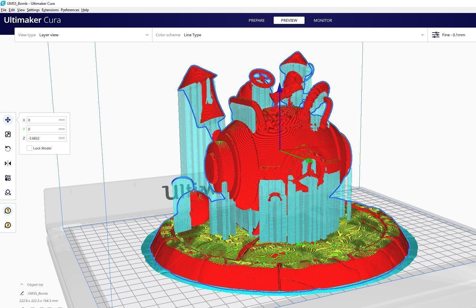 Bomb Ready for Print 3D print model_6