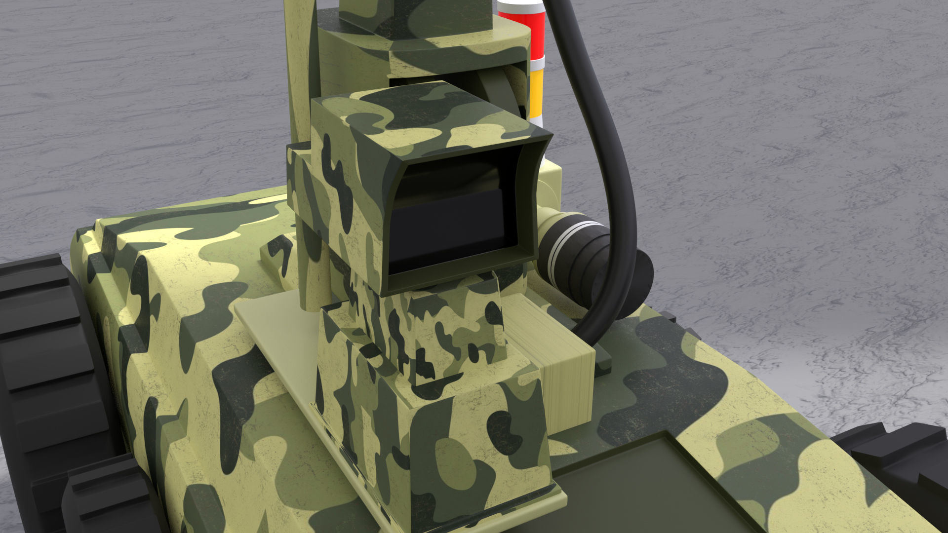 Military Robot 3D model_1