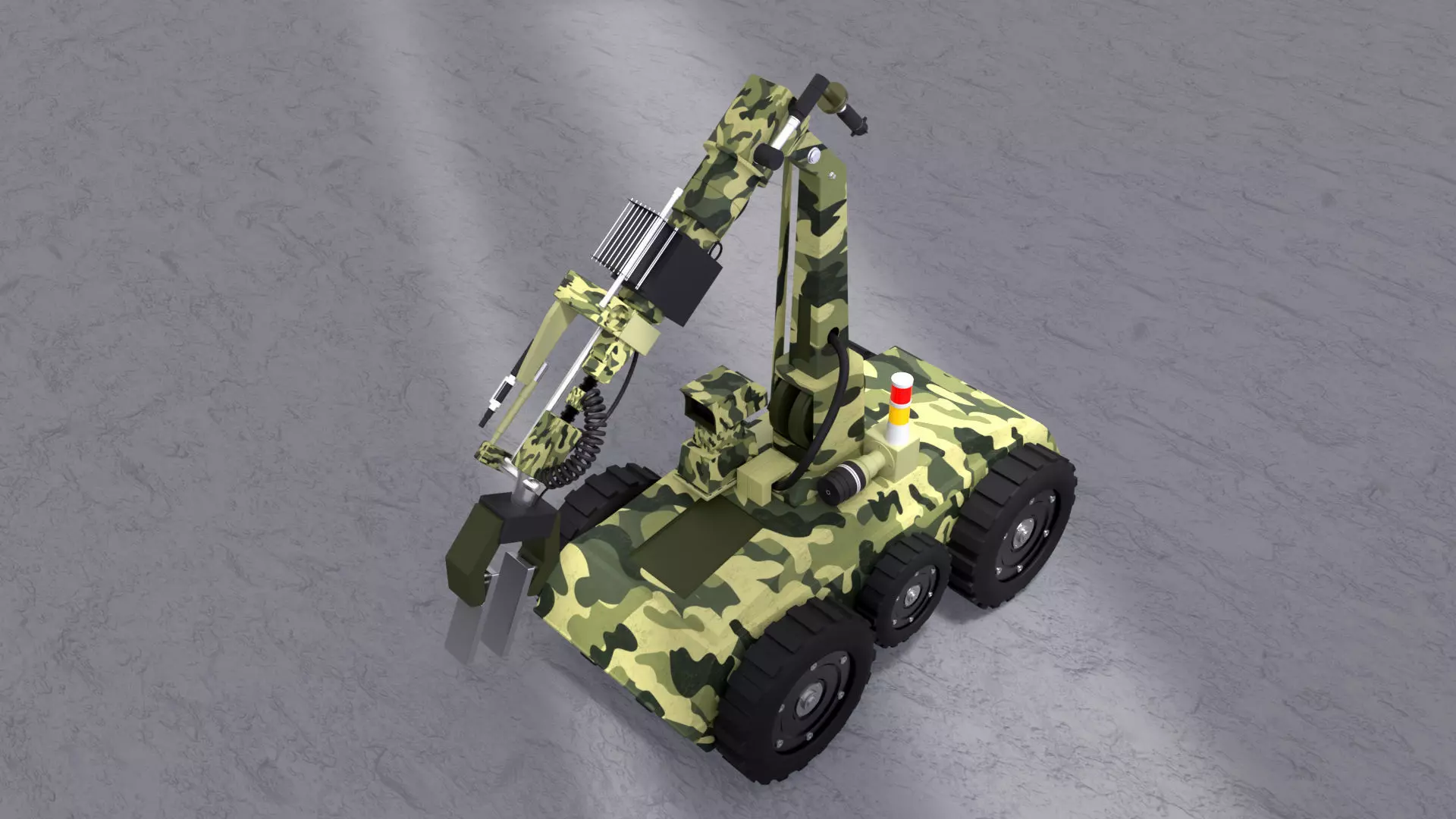 Military Robot 3D model_0