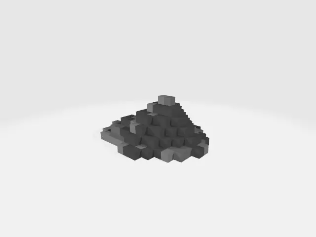 Voxel Stone Free low-poly 3D model